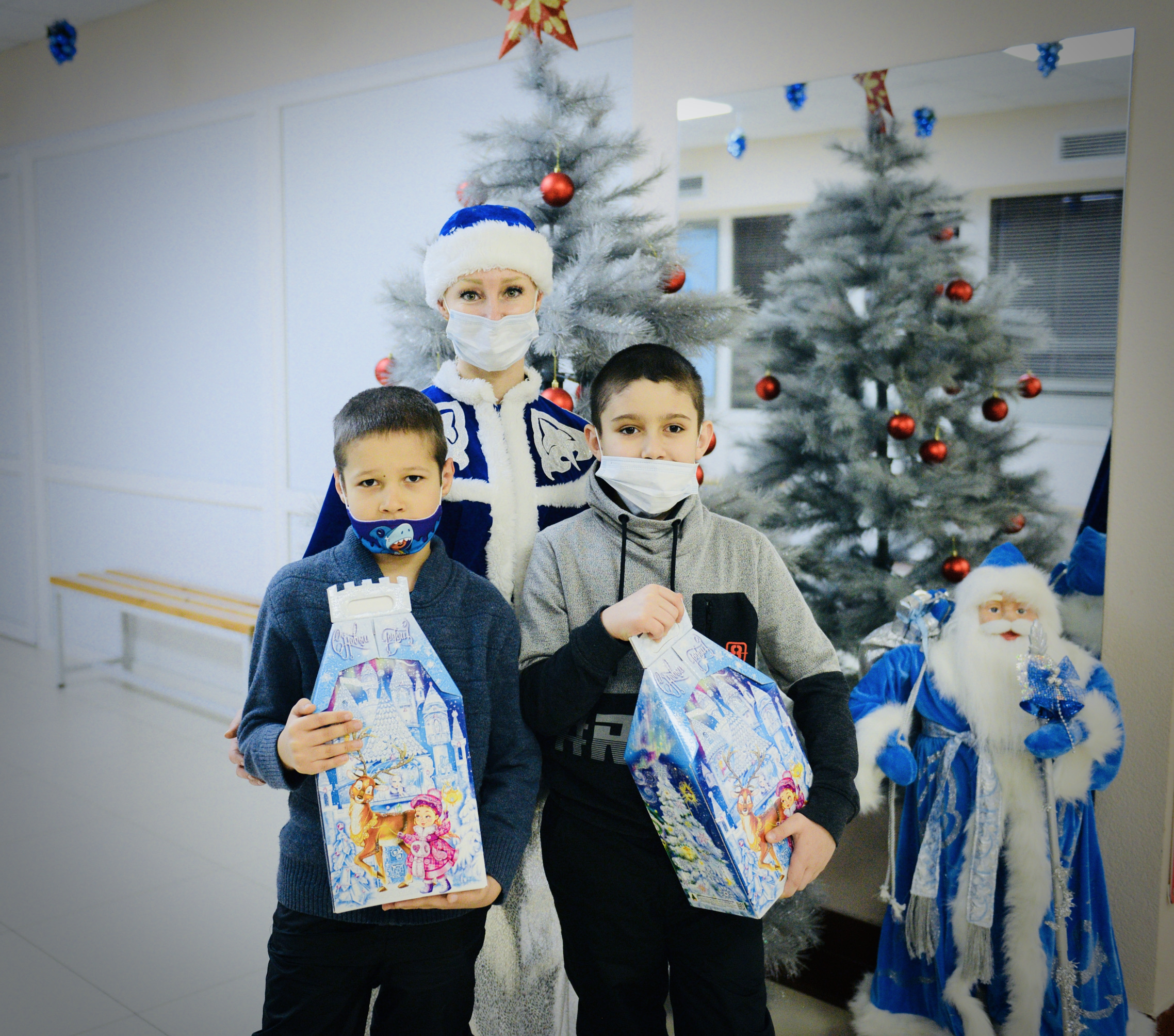 Вручение новогодних подарков от губернатора Ставропольского края