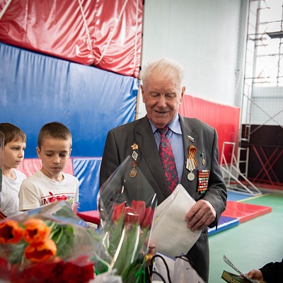 Встреча с ветераном Великой Отечественной войны Богдановым Иваном Семеновичем